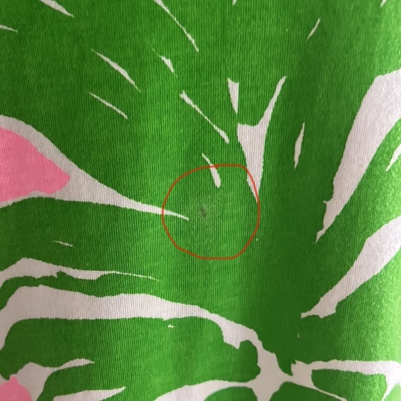 Lilly Pulitzer Loren Pink Green Pink Pout Flamenco Pineapple Knit Mini Dress - S - Picture 12 of 16